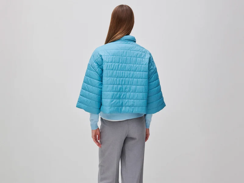 Leichte Daunenjacke mit 3/4-Ärmeln