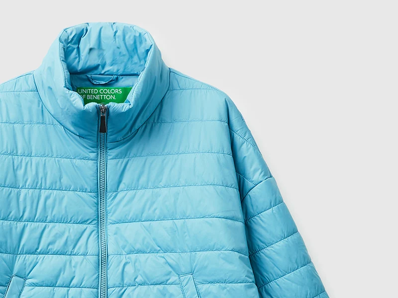 Leichte Daunenjacke mit 3/4-Ärmeln
