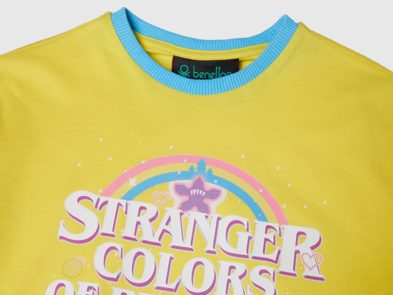 T-Shirt mit Stranger Things-Print