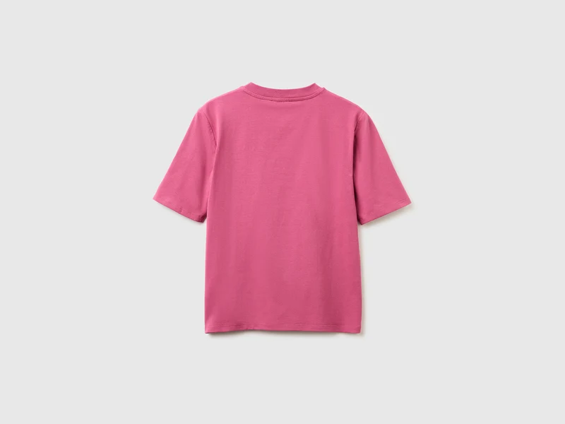 T-Shirt mit "Amour"-Stickerei
