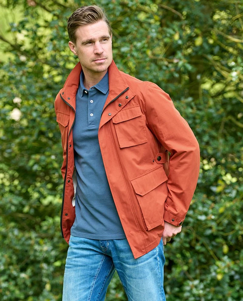 Fieldjacket für Herren "Standford" in burnt orange