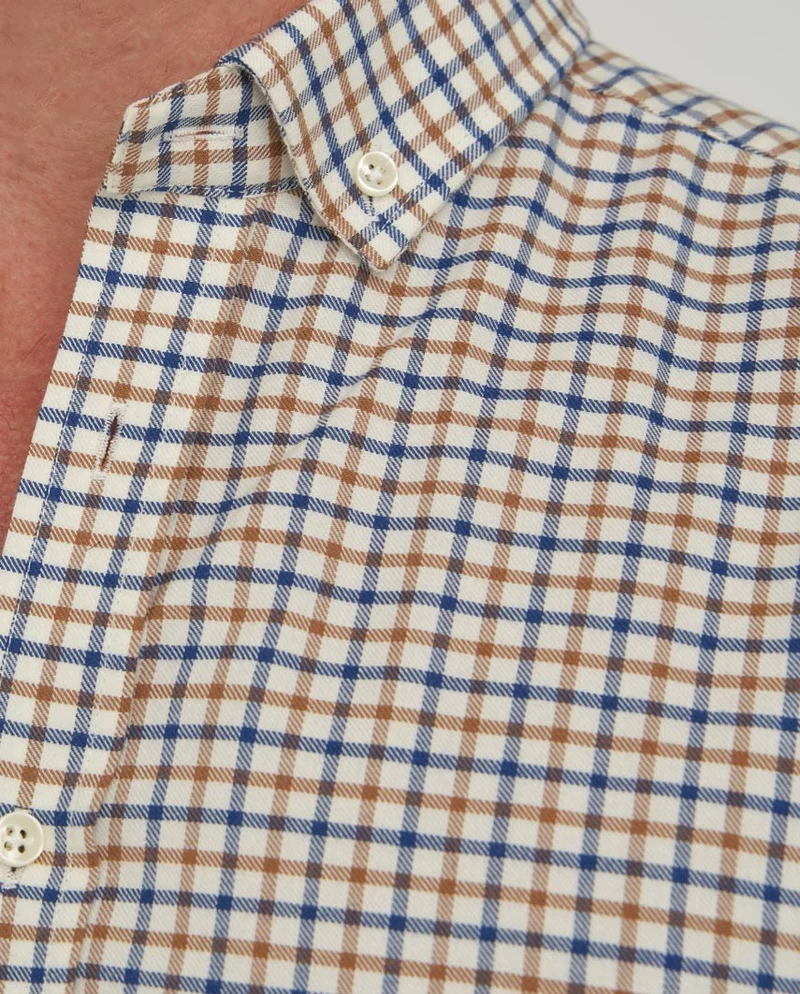 Herrenhemd "Steward" mit Button-Down-Kragen – bb check