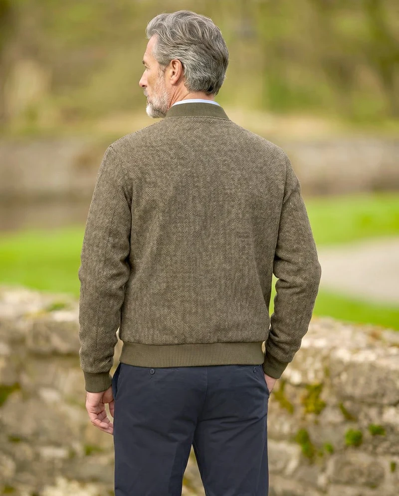 Herrenblouson "Lumber" aus Woll-Kaschmir-Tweed | Exklusiv & sportiv