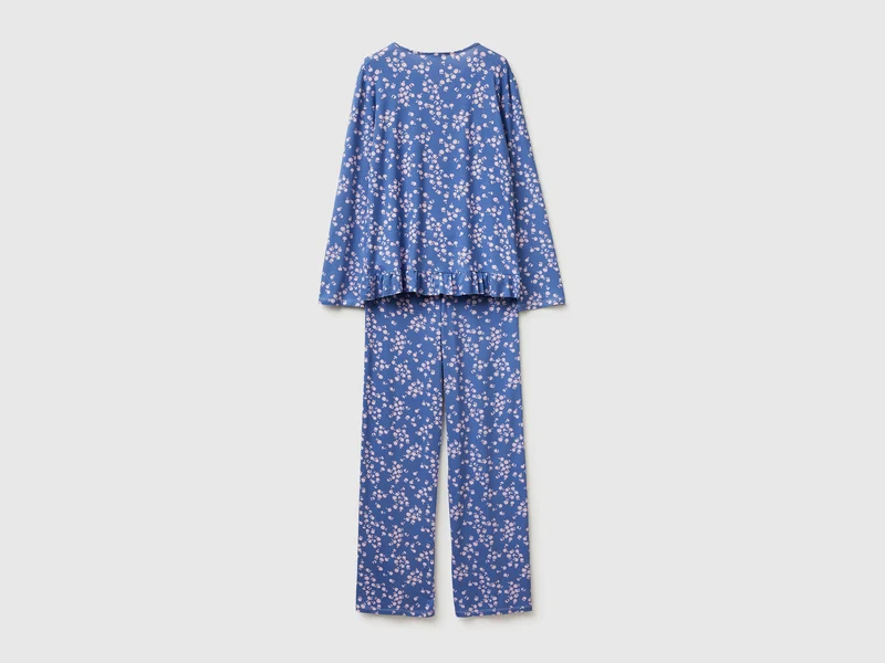 Gemusterter Modal-Pyjama