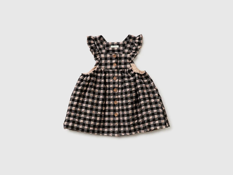 Gingham-Kleid