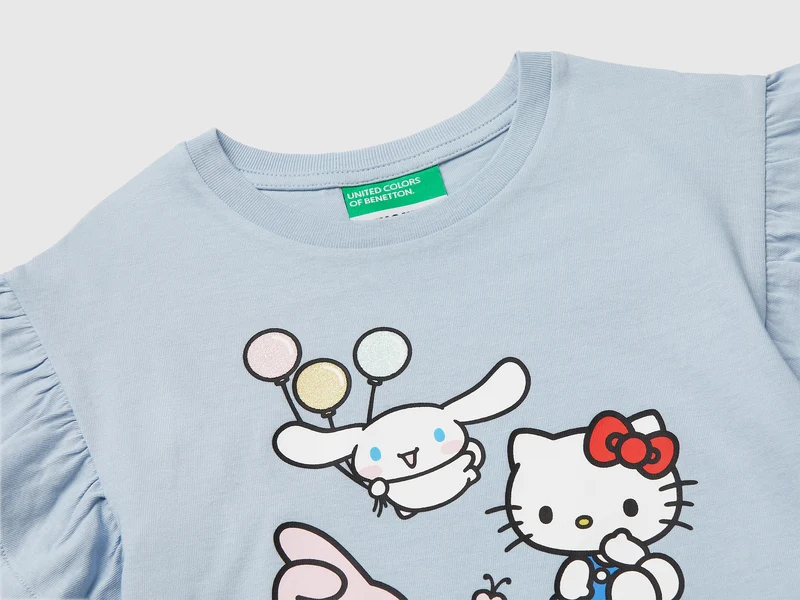 Hello Kitty T-Shirt mit Glitzer