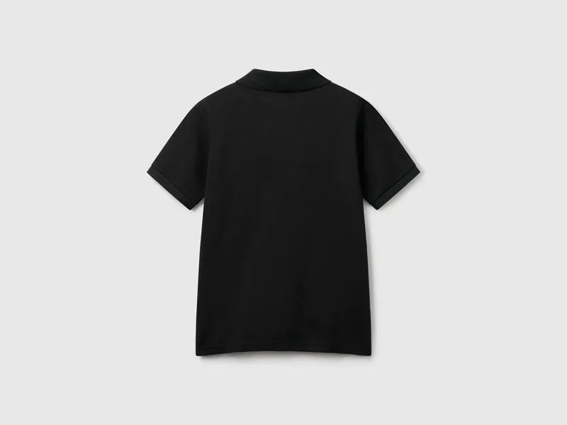 Slim Fit-Polo aus reiner Baumwolle