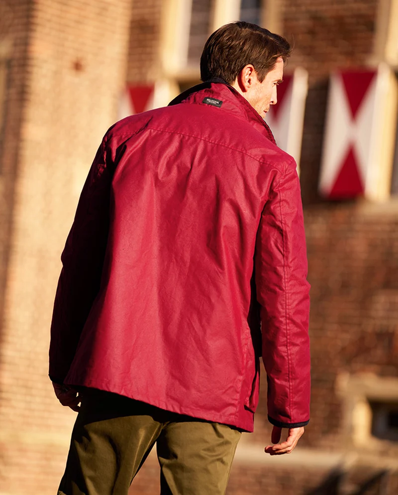 Herren Wachsjacke "Starberg SO" in rot
