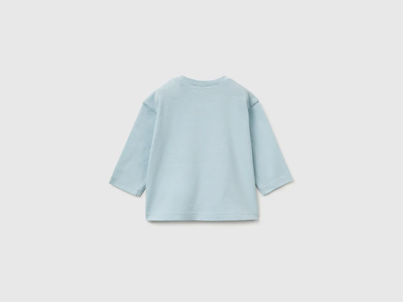 Bio-Baumwoll-T-Shirt mit Aufnäher