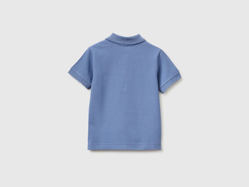 Kurzärmeliges Poloshirt aus reiner Baumwolle