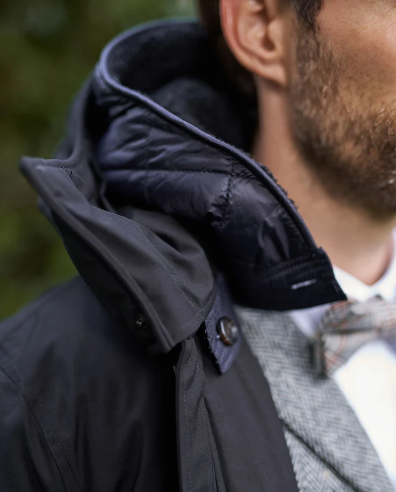 Herren Parka "Byron" Schwarz – Wasserdichter Winterparka