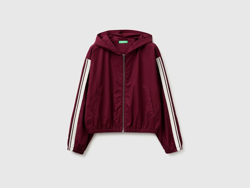 Canvasjacke mit Kapuze