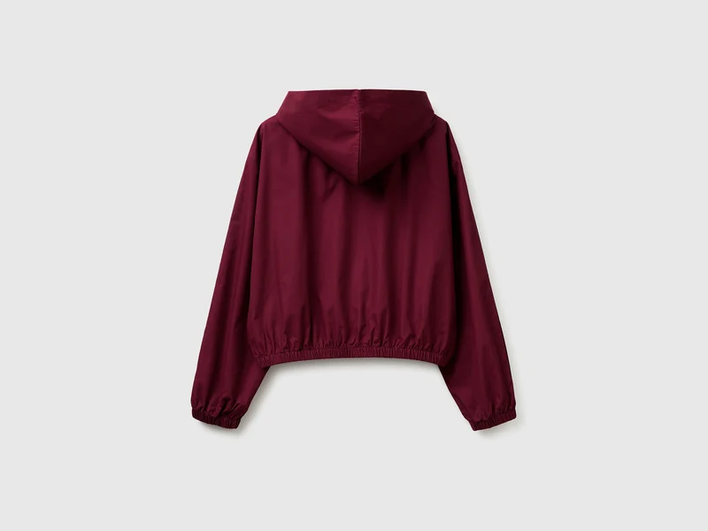 Canvasjacke mit Kapuze