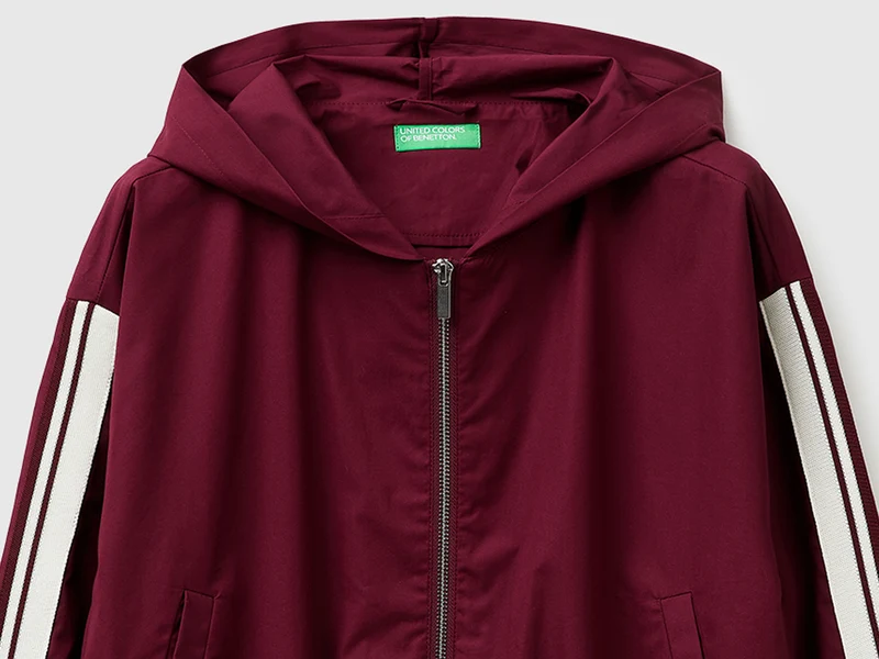 Canvasjacke mit Kapuze