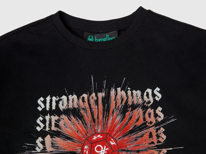 T-Shirt mit Stranger Things-Print
