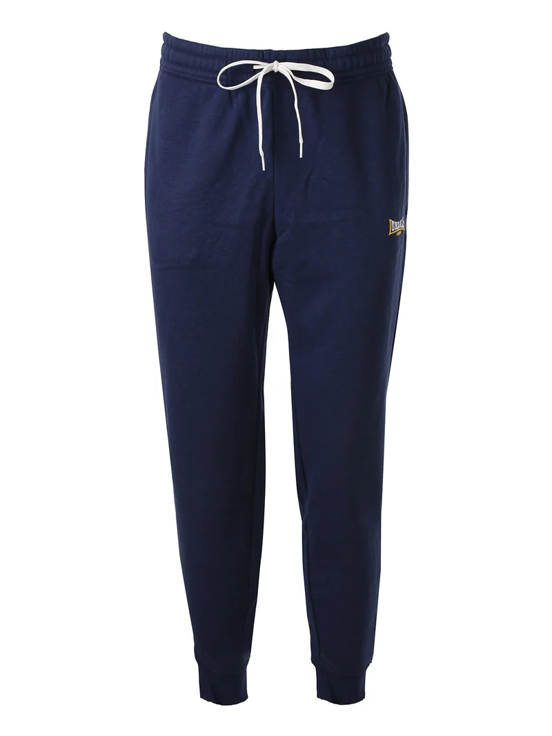 Completo tuta da uomo felpata con cappuccio e zip - blu scuro