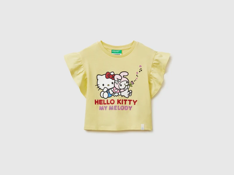 Hello Kitty T-Shirt mit Glitzer