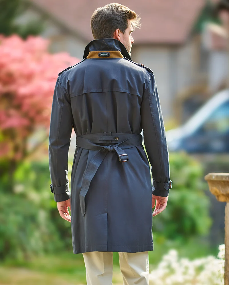 Herren Trenchcoat "Chelsea" in navy