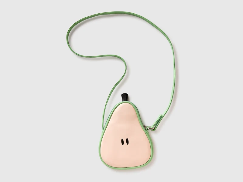 Birnenförmige Schultertasche