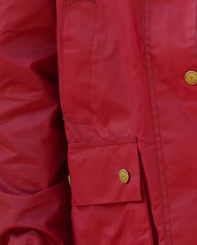 Damen Wachsjacke "Queensberg" in red