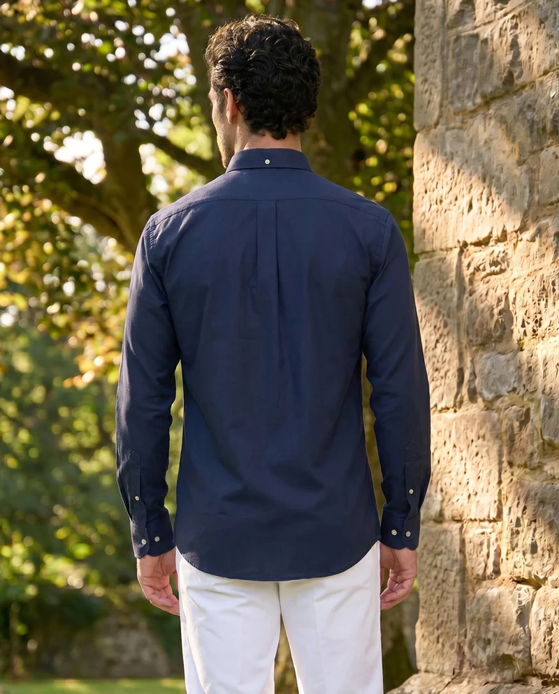 Button Down Hemd "Steward" in navy