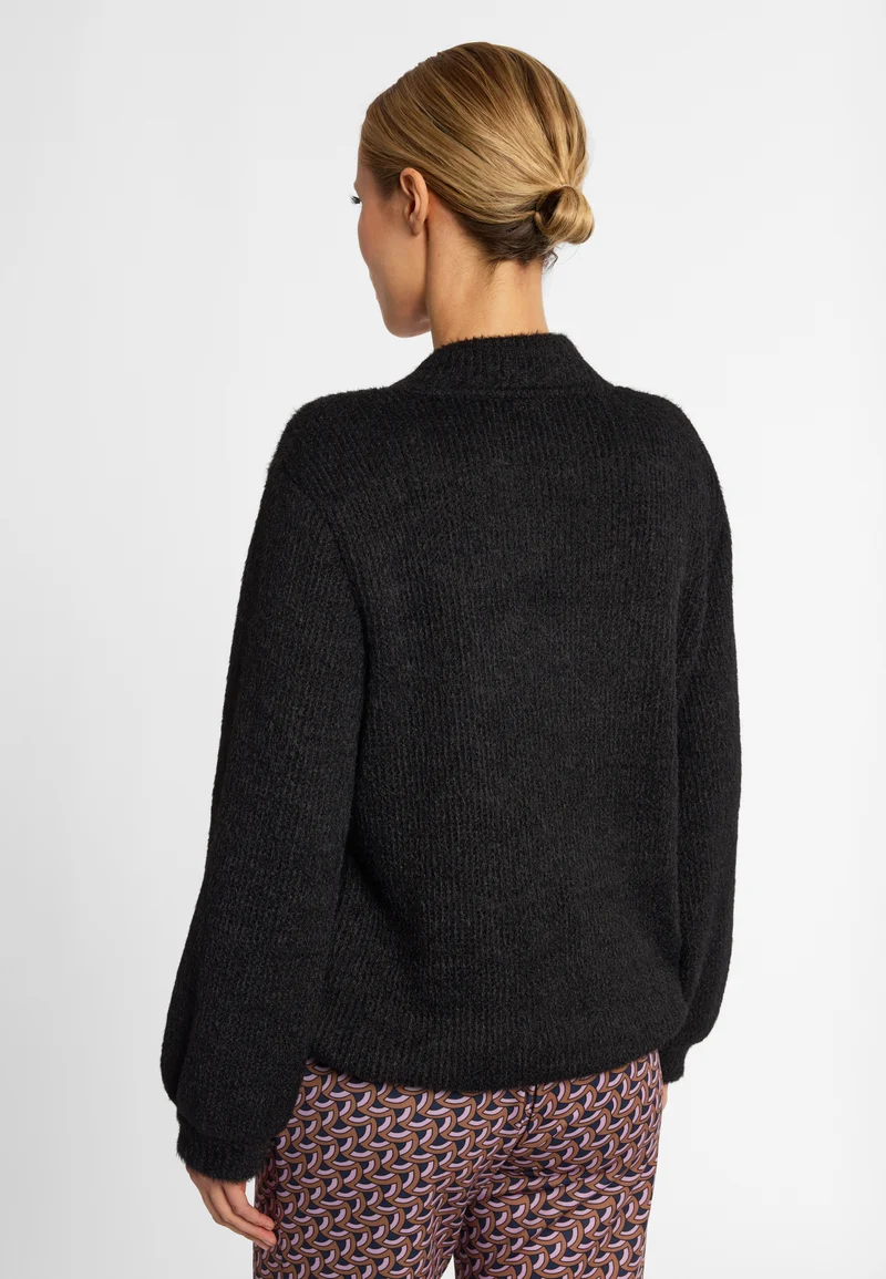 Plüsch-V-Pullover Enaya
