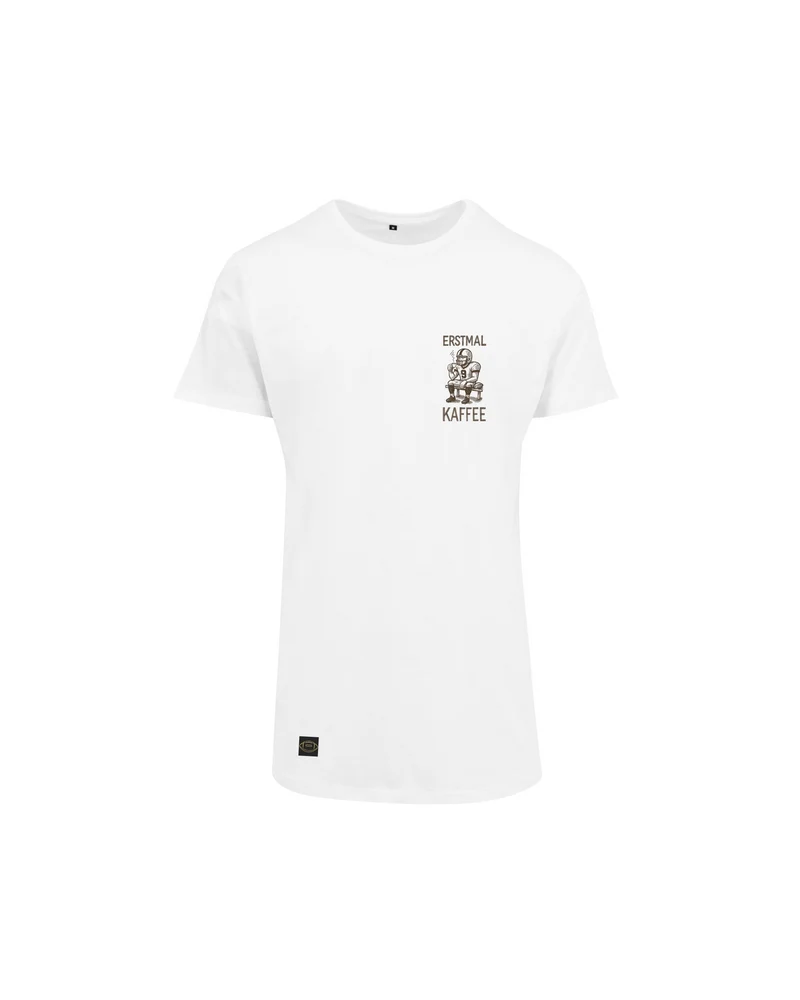 "Erstmal Kaffee" (Brust) Long Shirt