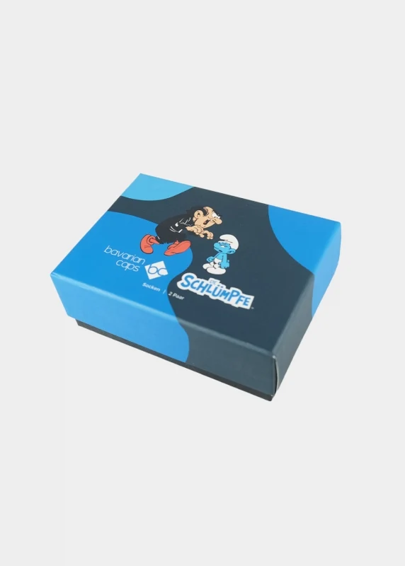 BAVARIAN CAPS Sockenbox Schlümpfe 2 Paar Socken