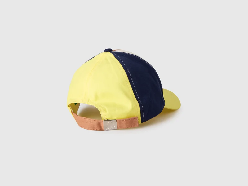 Baseballkappe mit Farbblockmuster