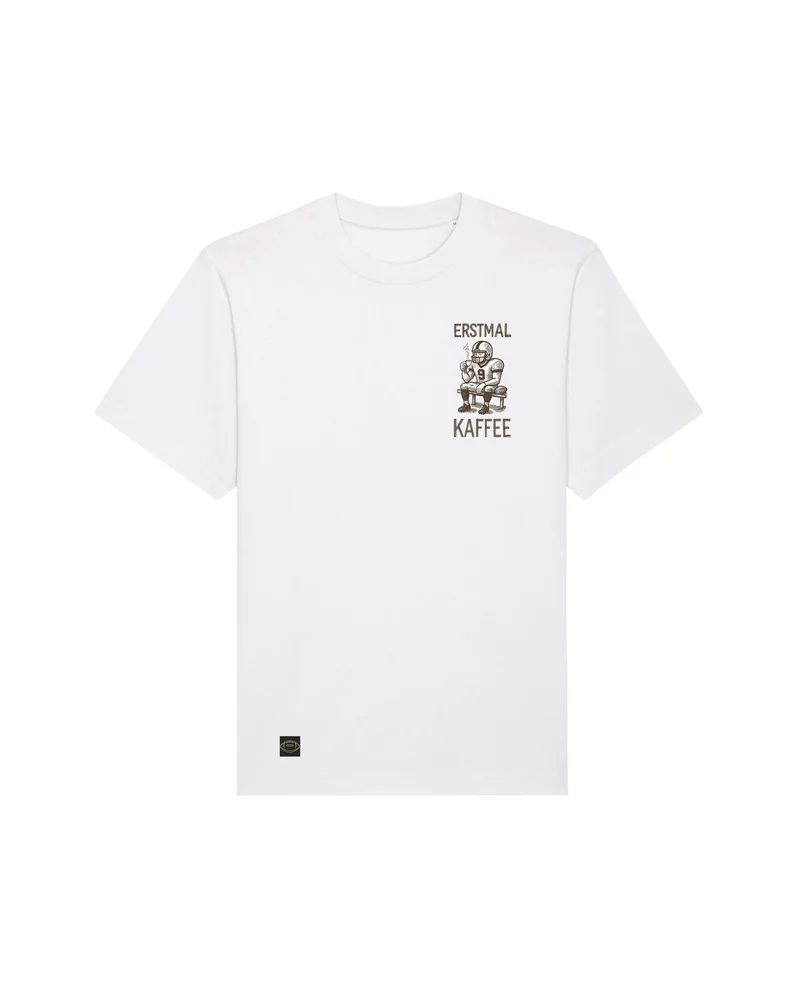 "Erstmal Kaffee" (Brust) Relaxed Shirt