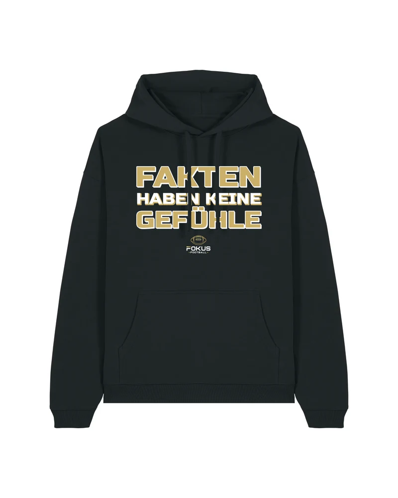 "Fakten haben keine Gefühle" Relaxed Hoodie (Print)