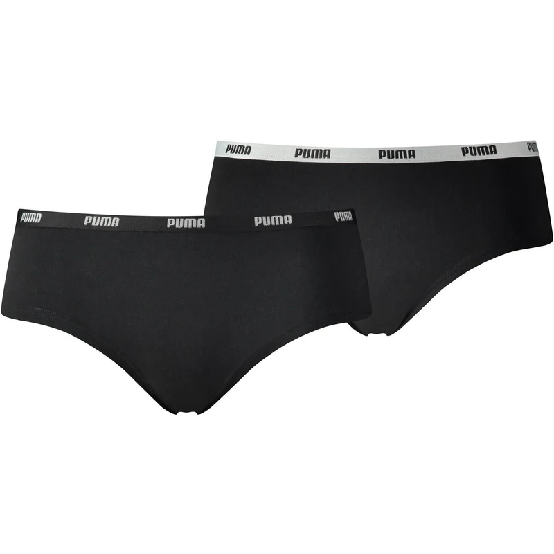 PUMA Damen Slip Iconic Hipster 2er-Pack Komfort