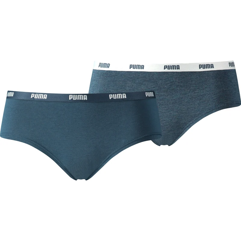 PUMA Damen Slip Iconic Hipster 2er-Pack Komfort