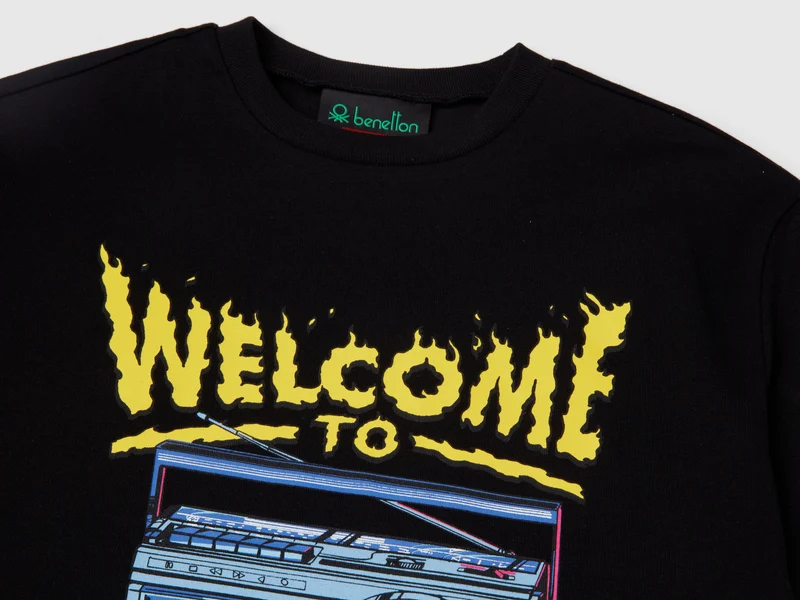T-Shirt mit Stranger Things-Print