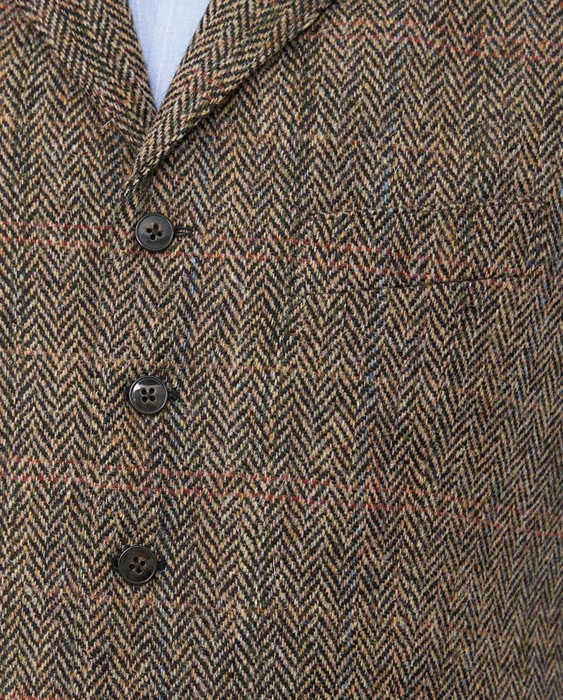 Harris Tweed Weste "Wales" in King of Tweed