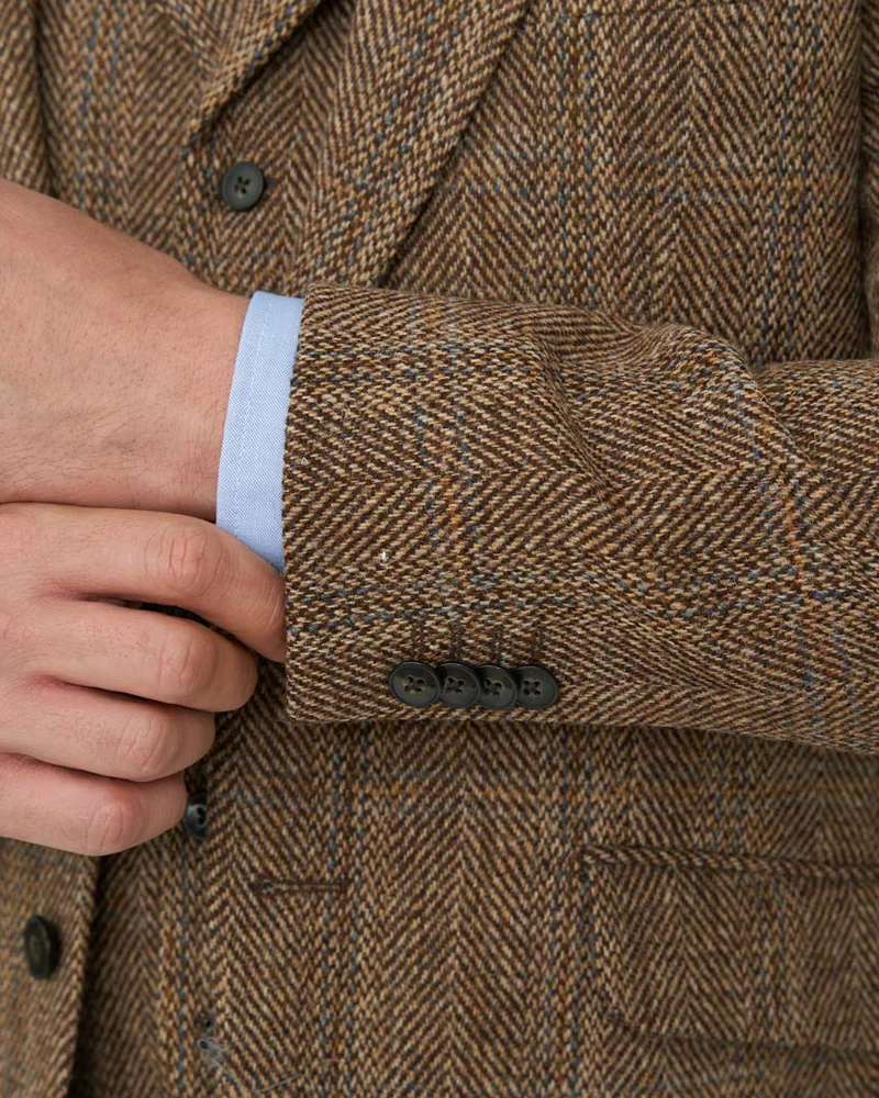 Harris Tweed Sakko "London" in Herringbone Check