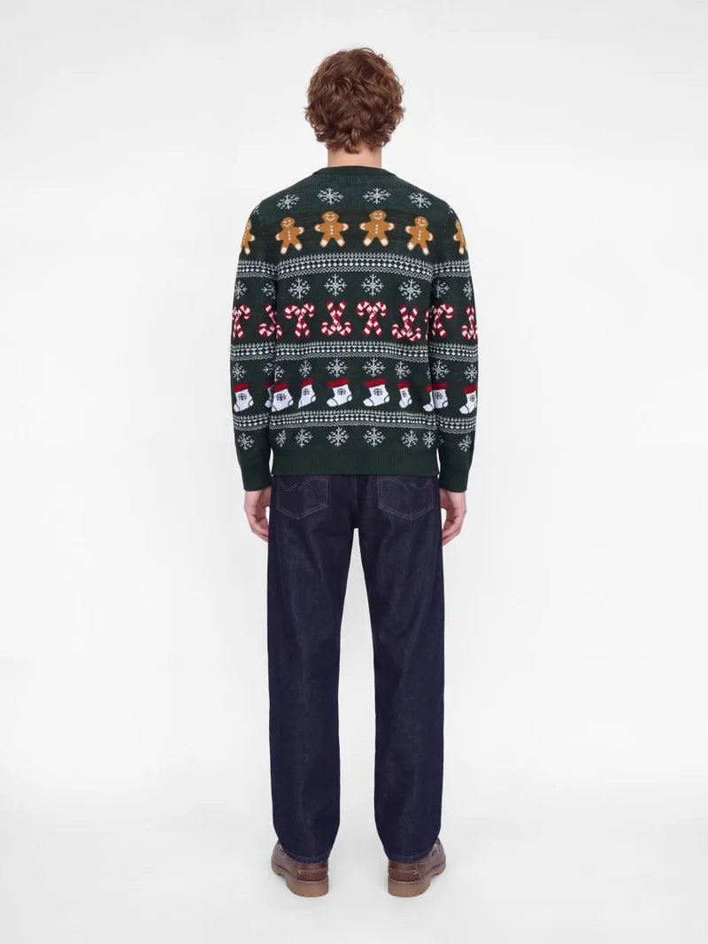 JJXMAS SANTA KNIT CREW NECK