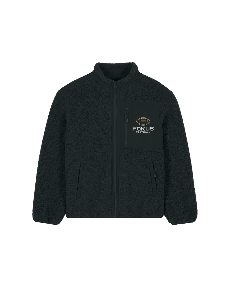Fokus Football Relaxed Sherpa Jacke (Stick)