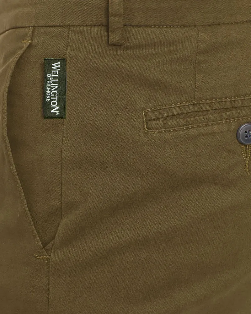 Herren-Winter-Chino "Mr. Jones" in Mud – Premium Pima-Cotton