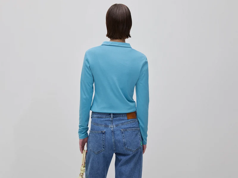 Leichtes Jersey-Poloshirt