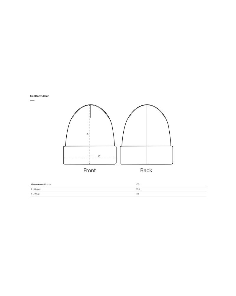 Fokus Football Rib Beanie