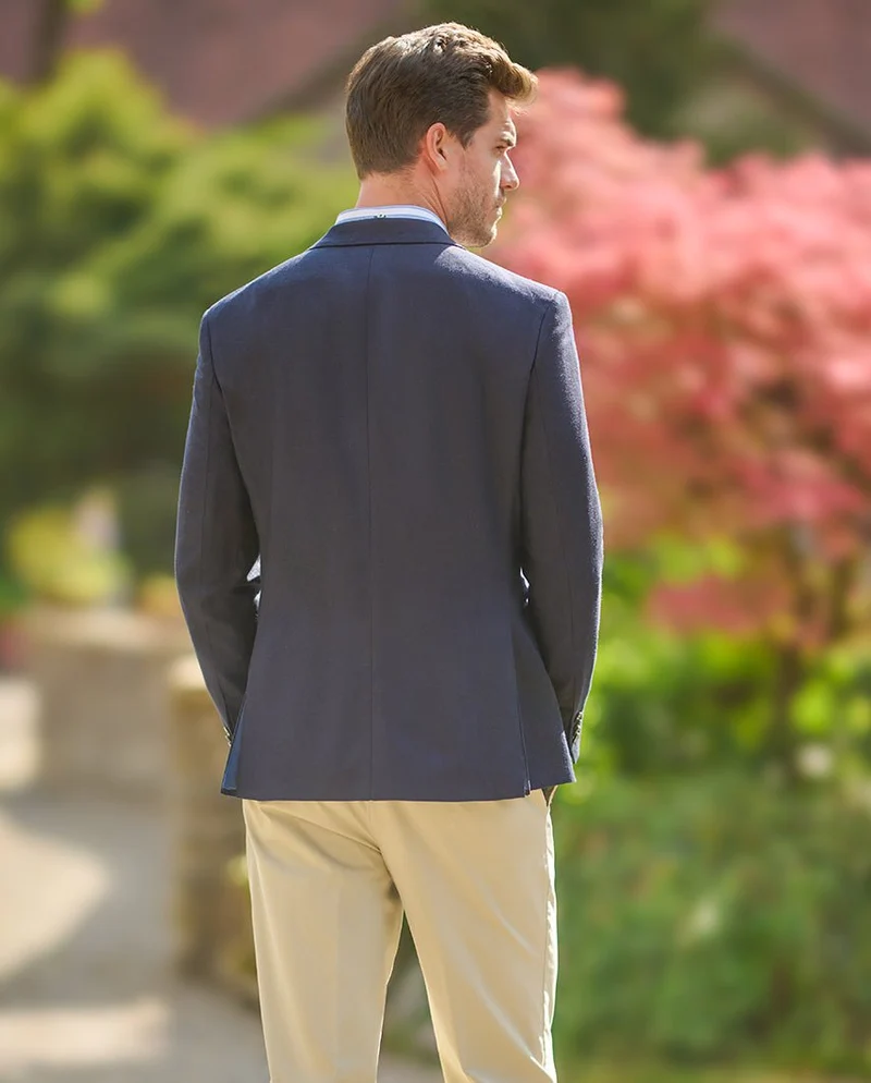 Sommersakko "London" aus Seide in navy