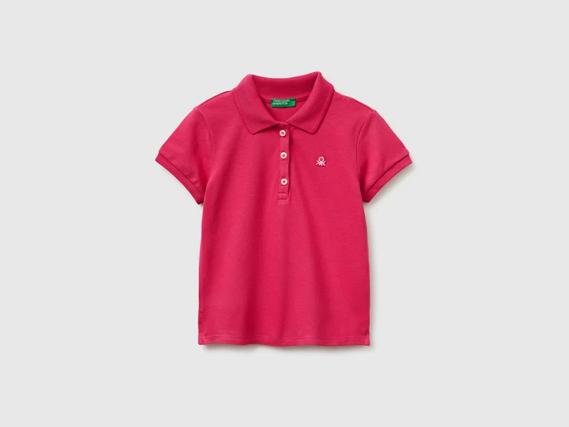Kurzärmeliges Poloshirt aus Baumwolle
