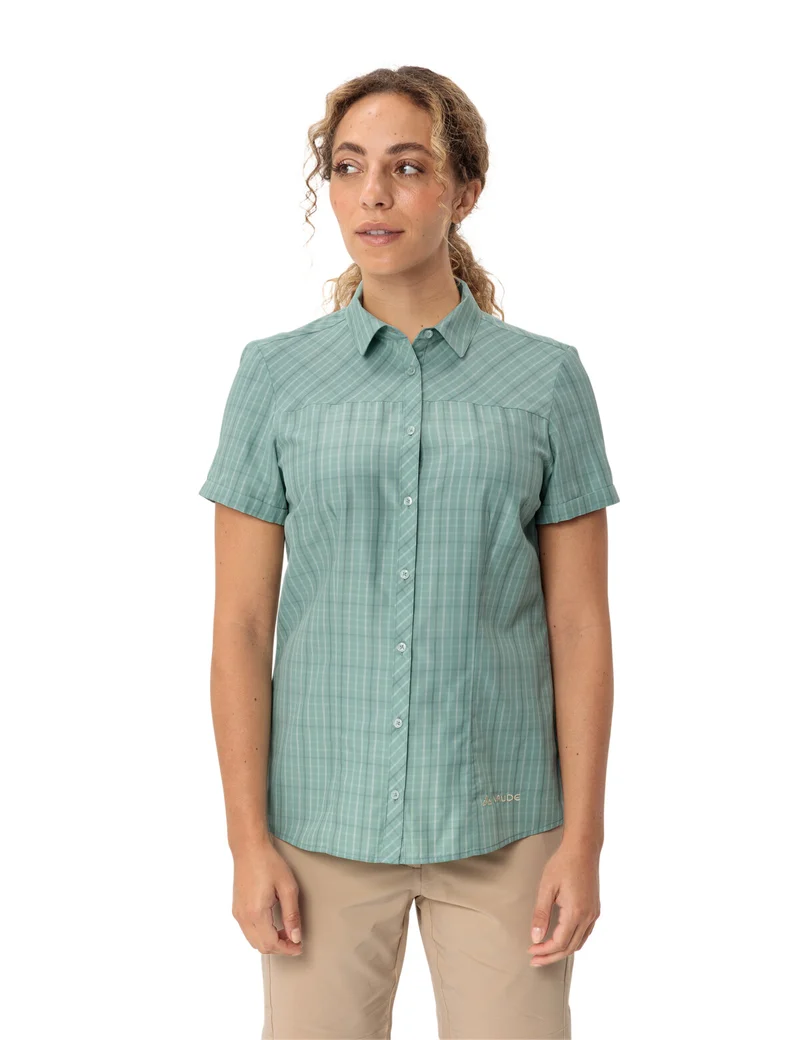 VAUDE Women's Tacun Shirt II – Kariertes Wanderhemd