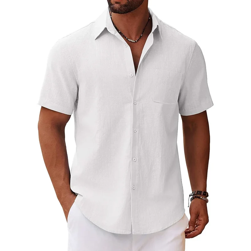 Casual Short Sleeve Men's Shirt