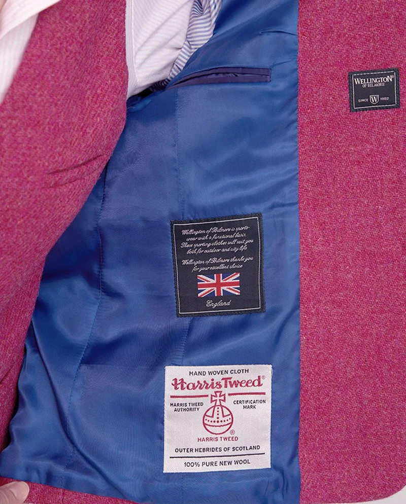 Harris Tweed Blazer "Ladiesclub" in pink
