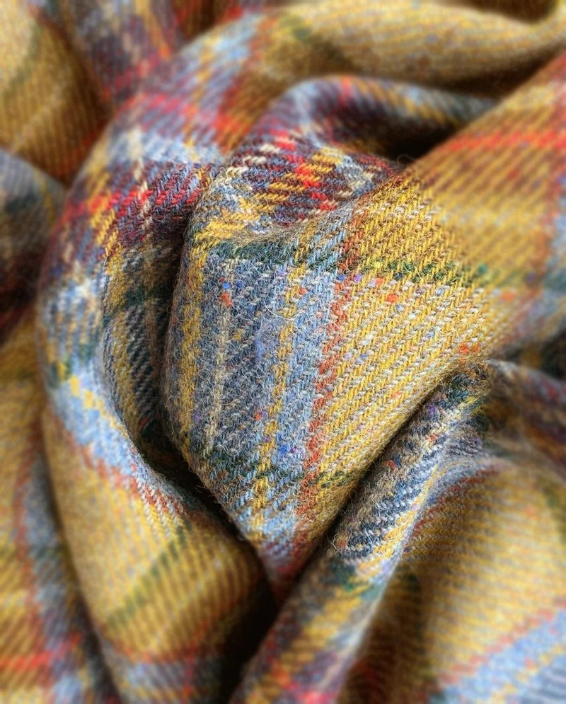 Magee Tweed Weste "Lea" in multicolor Check