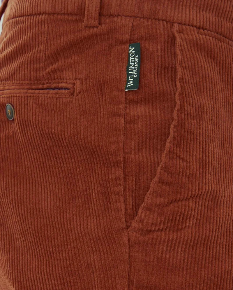 Herren Cordhose "Mr. Bradley" aus Genuacord in burnt orange
