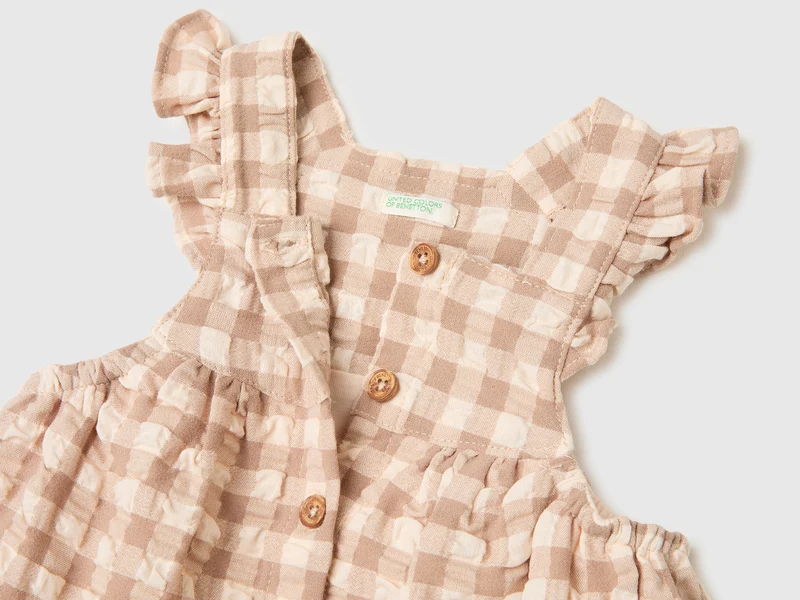 Gingham-Kleid