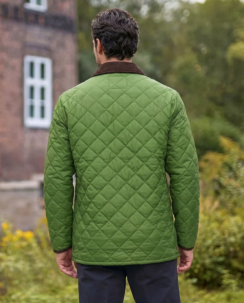 Herren Steppjacke "York" in fresh green